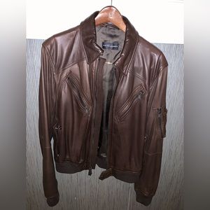 Vintage Ralph Lauren Mens Leather Jacket- Near Perfect Condition